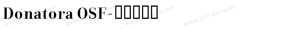 Donatora OSF字体转换